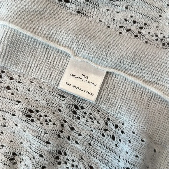 EILEEN FISHER 100% organic cotton wrap sleeveless sweater - Picture 5 of 5